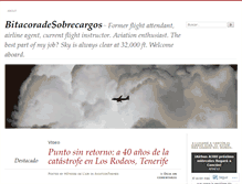 Tablet Screenshot of bitacoradesobrecargo.wordpress.com