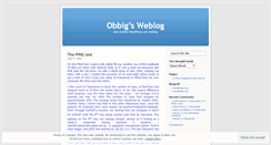 Desktop Screenshot of obbig.wordpress.com