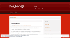 Desktop Screenshot of pauljohnslife.wordpress.com