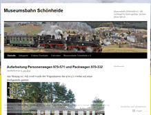 Tablet Screenshot of museumsbahnsh.wordpress.com