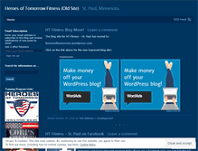 Tablet Screenshot of htfitness.wordpress.com