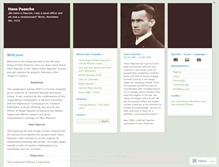 Tablet Screenshot of hanspaascheen.wordpress.com