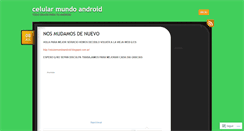 Desktop Screenshot of celularmundoandroid.wordpress.com