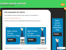 Tablet Screenshot of celularmundoandroid.wordpress.com