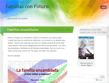 Tablet Screenshot of familiasconfuturo.wordpress.com