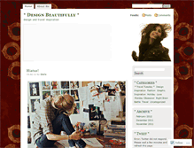 Tablet Screenshot of designbeautifully.wordpress.com
