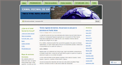 Desktop Screenshot of canalvecinalancud.wordpress.com