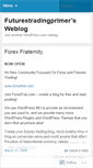 Mobile Screenshot of futurestradingprimer.wordpress.com