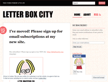 Tablet Screenshot of letterboxcity.wordpress.com