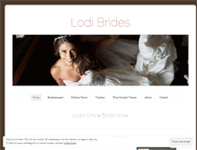 Tablet Screenshot of lodibrides.wordpress.com