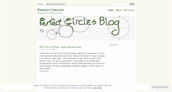 Desktop Screenshot of perfectcirclesblog.wordpress.com