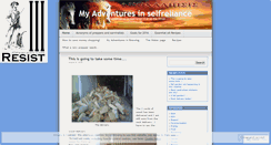 Desktop Screenshot of myadventuresinselfreliance.wordpress.com
