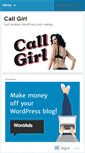 Mobile Screenshot of callgirl2.wordpress.com