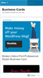 Mobile Screenshot of businesscards1.wordpress.com