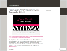 Tablet Screenshot of businesscards1.wordpress.com