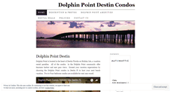 Desktop Screenshot of dolphinpointdestin.wordpress.com