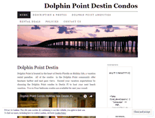 Tablet Screenshot of dolphinpointdestin.wordpress.com