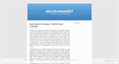 Desktop Screenshot of ebizzkolkata007.wordpress.com