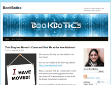 Tablet Screenshot of bookbotics.wordpress.com