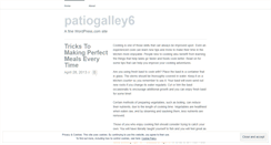 Desktop Screenshot of patiogalley6.wordpress.com