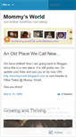 Mobile Screenshot of mommysworld.wordpress.com