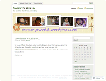 Tablet Screenshot of mommysworld.wordpress.com