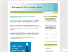 Tablet Screenshot of biznews.wordpress.com