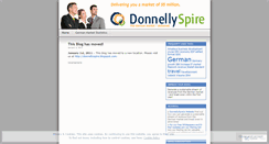 Desktop Screenshot of donnellyspire.wordpress.com