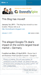 Mobile Screenshot of donnellyspire.wordpress.com
