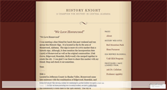 Desktop Screenshot of knightgd.wordpress.com