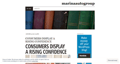 Desktop Screenshot of marinaautogroup.wordpress.com