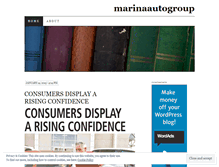 Tablet Screenshot of marinaautogroup.wordpress.com