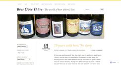 Desktop Screenshot of beeroverthere.wordpress.com