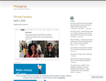 Tablet Screenshot of journelog.wordpress.com