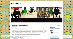 Desktop Screenshot of maniaweevil.wordpress.com