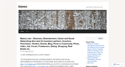 Desktop Screenshot of bizeso.wordpress.com