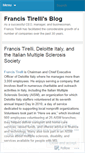 Mobile Screenshot of francistirelli.wordpress.com