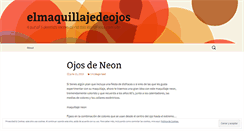 Desktop Screenshot of elmaquillajedeojos.wordpress.com