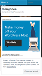 Mobile Screenshot of diemjones.wordpress.com