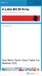 Mobile Screenshot of alittlebitofninty.wordpress.com