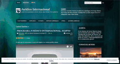 Desktop Screenshot of juridicointernacional.wordpress.com