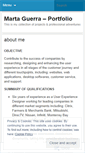 Mobile Screenshot of guerramarta.wordpress.com
