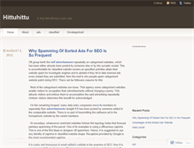 Tablet Screenshot of hittuhittu.wordpress.com