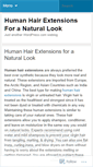 Mobile Screenshot of humanhairextension.wordpress.com