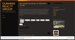 Desktop Screenshot of dunamisrealty.wordpress.com