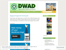 Tablet Screenshot of dwadalumni.wordpress.com