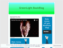 Tablet Screenshot of itsgreenlight.wordpress.com