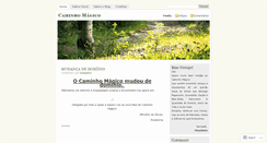 Desktop Screenshot of caminhomagico.wordpress.com