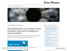 Tablet Screenshot of eccehomo.wordpress.com