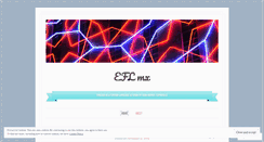 Desktop Screenshot of eflmx.wordpress.com